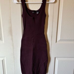 Moda International Deep Purple Mini Dress